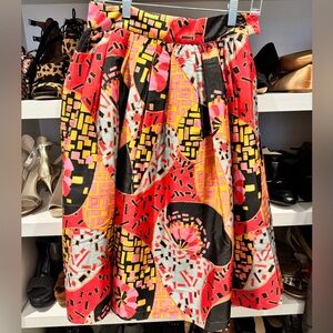 Frances Valentine abstract midi Skirt